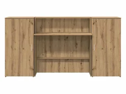 Mostrador de recepción roble artisian 200x50x103,5 cm^Clicnbuy Best