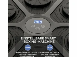 Máquina de Boxeo con Música, Bluetooth, LED, Montaje en Pared, para Adultos, Negra (41,8 x 44,6 x 7,5 cm) Negro Discount