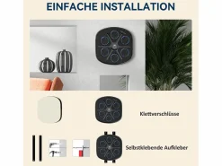 Máquina de Boxeo con Música, Bluetooth, LED, Montaje en Pared, para Adultos, Negra (41,8 x 44,6 x 7,5 cm) Negro Discount