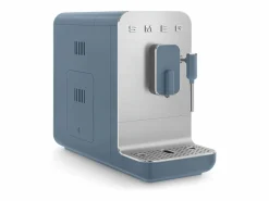 Smeg Máquina de café espresso con molinillo Collezione BCC12SBMEU tormenta, molinillo de acero inoxidable, boquilla de vapor, 19 bares, Thermoblock Azul Discount