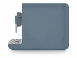 Smeg Máquina de café espresso con molinillo Collezione BCC12SBMEU tormenta, molinillo de acero inoxidable, boquilla de vapor, 19 bares, Thermoblock Azul Discount