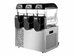 Máquina de Granizado Comercial SucceBuy 12 Lx3, Máquina de Bebidas Frías con Triple Depósito, Acero Inoxidable para la Casa, la Fiesta, el Café^ Clearance