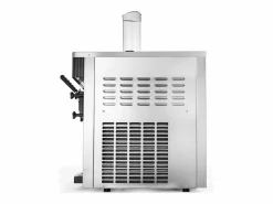 Pequeño Electrodoméstico|Máquina de Helado Blando SucceBuy, Comercial de Mostrador 2200 W 2 + 1 Sabores, para Restaurantes, Bares, Cafeterías, Panaderías