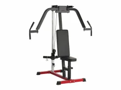 Máquina de prensa de pecho ajustable SucceBuy, capacidad de 204 kg, equipo para entrenamiento de pecho, espalda, deltoides posteriores y hombros, gimnasio en casa^ Discount