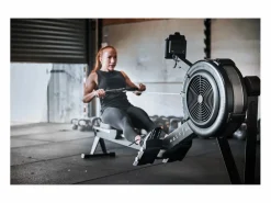 Máquina de remo Air Fitness - Half Human - Pantalla LCD con 8 programas - Hogar/Apartamento - Conexión Bluetooth / App^ Clearance