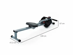 Máquina de remo 130x47.5x67 cm^Homcom Clearance