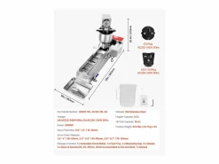 Pequeño Electrodoméstico|Máquina para Hacer Rosquillas Automática Comercial SucceBuy, Máquina para Hacer Rosquillas Eléctrica de Una Sola Fila, Freidora de Acero Inoxidable