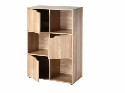 Calicosy Librería|Mueble 6 estantes con 3 puertas