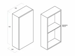 Mueble alto VENERE salvia Verde