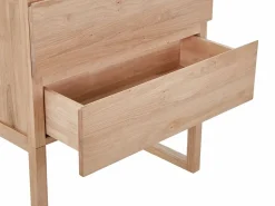 Vente-unique Mueble De Lavabo|Mueble bajo lavabo de roble macizo - Natural claro - L80 cm - TARELO