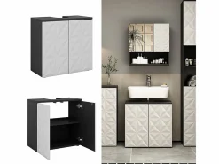 Vicco Mueble De Lavabo|Mueble bajo lavabo 60x30x57 edge