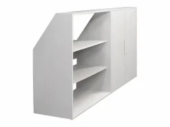 Vente-unique Armario Para Buhardilla|Mueble De Almacenaje|Mueble bajotecho 2 puertas y 2 estantes - ADEZIO