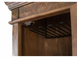 Giner y colomer Mueble Bar|Mueble bar con puerta frontal fabricado en madera de mango