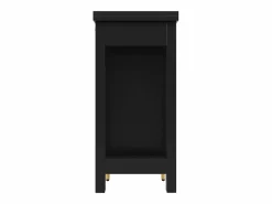 Mueble bar giratorio con 2 puertas correderas de ratán y cajón -^Hauss Spole Best