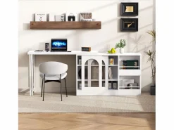 Mueble bar giratorio con 2 puertas de cristal - Tapa reversible -^Hauss Spole Outlet