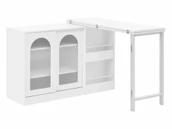 Mueble bar giratorio con 2 puertas de cristal - Tapa reversible -^Hauss Spole Outlet