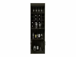 Mueble Bar kava espresso en melamina con Estante para Copas y Gabinete Inferior , 180.6 cm X 51 cm X 34 cm ,^TuHome Discount