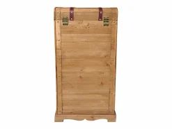Mueble botellero, porta botellas, cofre de madera - L.43 x Alt. .100 cm - Natural - CAVINA^OZAIA Hot