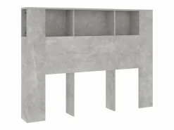Mueble cabecero hormigón 140x18,5x104,5 cm^vidaxl