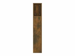 Mueble cabecero roble ahumado 140x18,5x104,5 cm^vidaxl