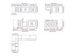 Mueble cocina Kalmar roble sonoma 11 pzas madera contrachapada^vidaxl Best