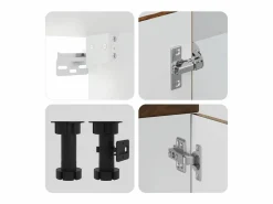 vidaxl Mueble cocina Kalmar roble ahumado 14 pzas madera contrachapada Color natural claro Outlet