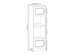 vidaxl Mueble cocina Kalmar roble ahumado 7 pzas madera contrachapada Marru00f3n Clearance