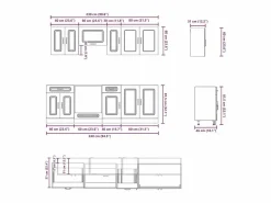 vidaxl Cocina Completa|Mueble cocina Kalmar roble sonoma 8 pzas madera contrachapada