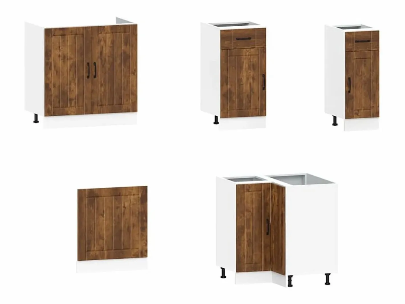 Mueble cocina Kalmar roble ahumado 11 pzas madera contrachapada^vidaxl Online