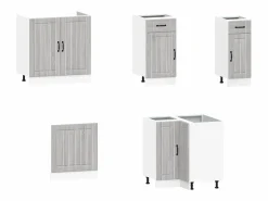 Mueble cocina Kalmar sonoma 11 pzas madera contrachapada^vidaxl