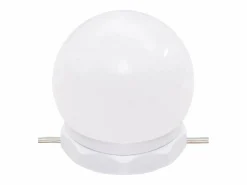 vidaxl Mueble con espejo y luces LED hormigón 90x31,5x62 cm Gris New