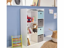 Mueble de almacenamiento para niños 4 cestas^Sweeek Best