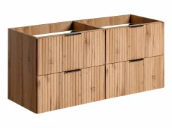 Mueble de baño bajo lavabo, natural claro, An120 cm, ZEVARA^Vente-unique