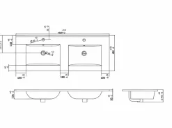 Mueble de baño bajo lavabo, natural claro, An120 cm, ZEVARA^Vente-unique
