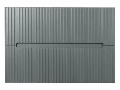 Vente-unique Mueble de baño bajo lavabo suspendido , 80 cm, PAVANI Gris