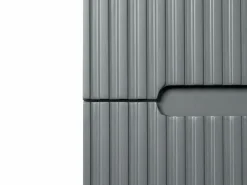 Vente-unique Mueble de baño bajo lavabo suspendido , 80 cm, PAVANI Gris