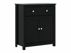 Mueble de baño BERG madera maciza de pino 69,5x34x80 cm^vidaxl New