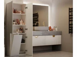 Mueble de baño, Cachemira, 60 x 30 x 174 cm Beige Discount