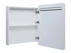 vidaxl Mueble De Pared Para Baño|Mueble de baño con espejo LED 68x9x80 cm
