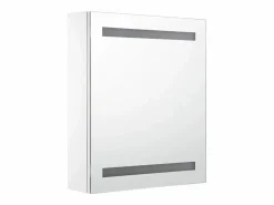 Mueble De Pared Para Baño|Mueble de baño con espejo LED 50x13,5x60 cm ES430564