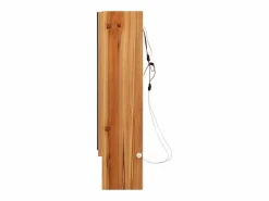 Mueble de baño con espejo LED MDF roble 80x15x60 cm^vidaxl Outlet