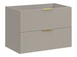 Mueble de baño con lavabo de empotrar y columna, , An80 cm, ZEVARA^Vente-unique New