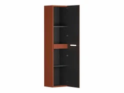 Vente-unique Conjunto De Baño|Mueble de baño con lavabo suspendido y columna, rayado , 120 cm, PAVANI
