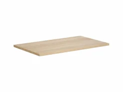 Vente-unique Mueble De Baño Simple|Mueble de baño con lavabo de piedra, 80 cm, MILIPAM