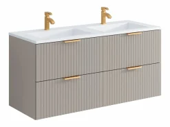 Mueble de baño con lavabo de empotrar y columna, , An120 cm, ZEVARA^Vente-unique Hot