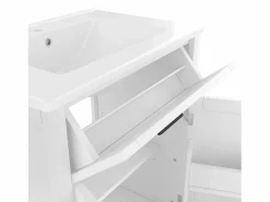 Mueble de baño con patas - con lavabo de cerámica - 2 puertas - (grifo no incluido)^ModernLuxe Best