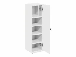 vidaxl Mueble de baño con portarrollos 20,5x22x72 cm Blanco Sale