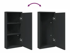 Mueble de baño de esquina con espejo 30x24x60 cm^vidaxl Outlet