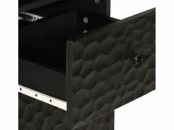 vidaxl Mueble de baño de madera maciza de mango 38x33x160 cm Negro Online