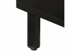 vidaxl Mueble de baño de madera maciza de mango 38x33x160 cm Negro Online